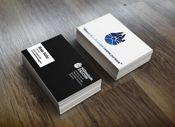 Business cards - 90 x 55mm Cardstock - 250 pack